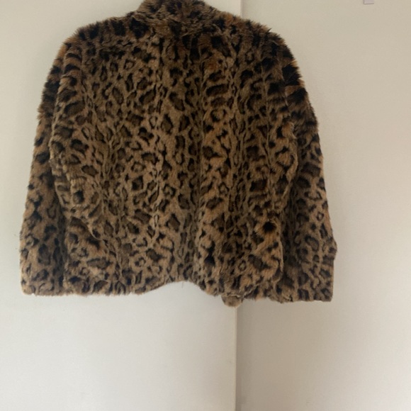 Velvet by Graham and Spenser leopard fur jacket - Picture 4 of 6